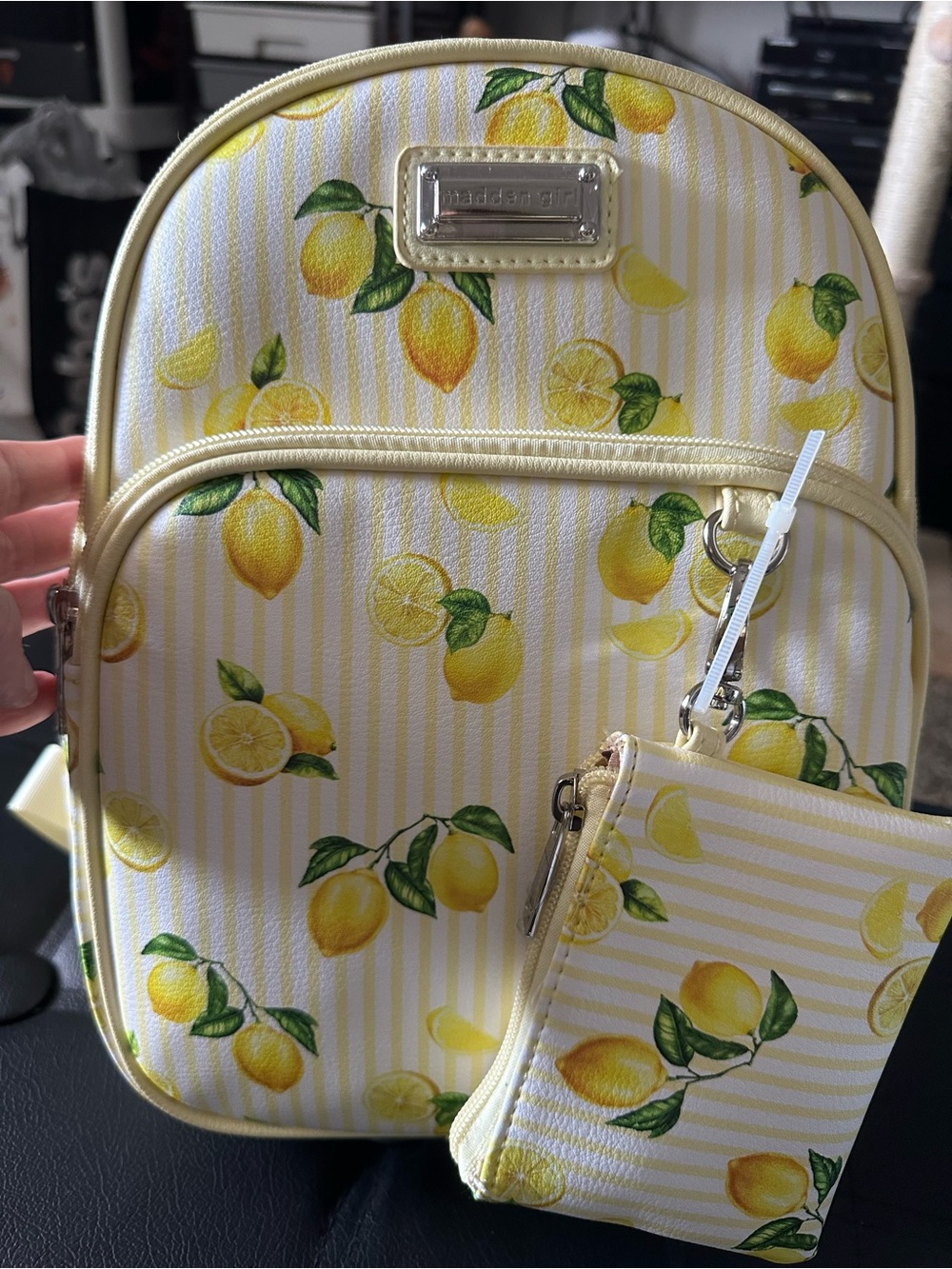 Lemon mini backpack